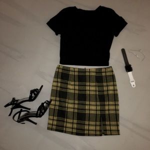 Plaid skirt